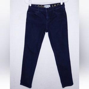 Kate Spade Broome Street Skinny Ankle Jeans women's 25 Inseam 24 Dark Blue